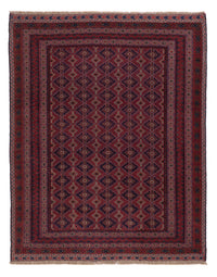 Kelim Afghan Teppich 151x190cm - dunkelrot – product image