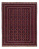 Kelim Afghan Teppich 151x190cm - dunkelrot