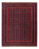 Kelim Afghan Teppich 160x200cm - dunkelrot