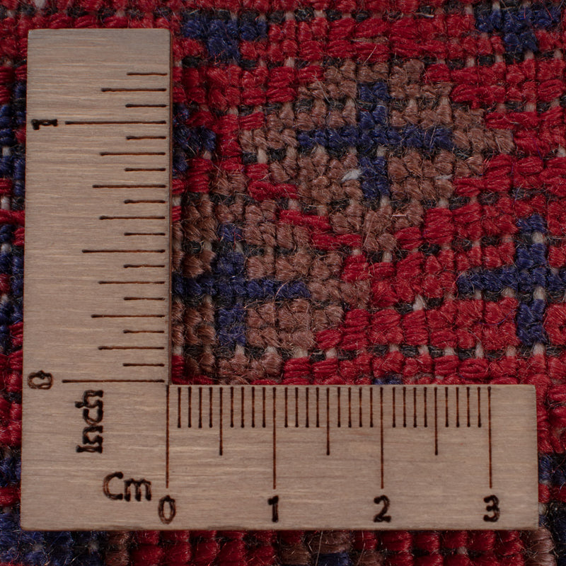 Kelim Afghan Teppich 160x200cm - dunkelrot
