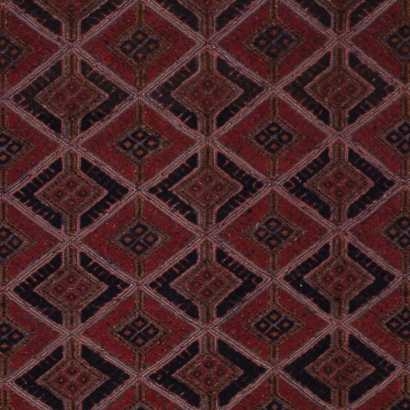 Kelim Afghan Teppich 156x196cm - dunkelrot