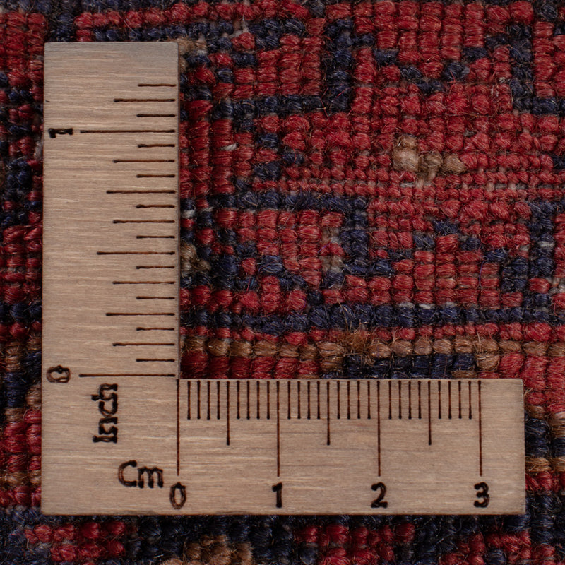 Kelim Afghan Teppich 156x196cm - dunkelrot