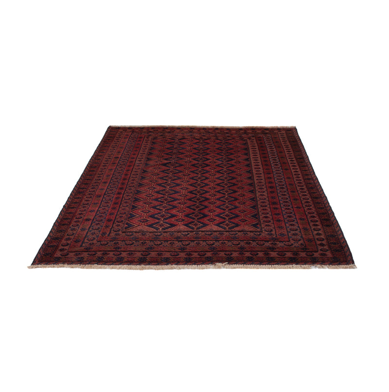 Kelim Afghan Teppich 155x203cm - dunkelrot