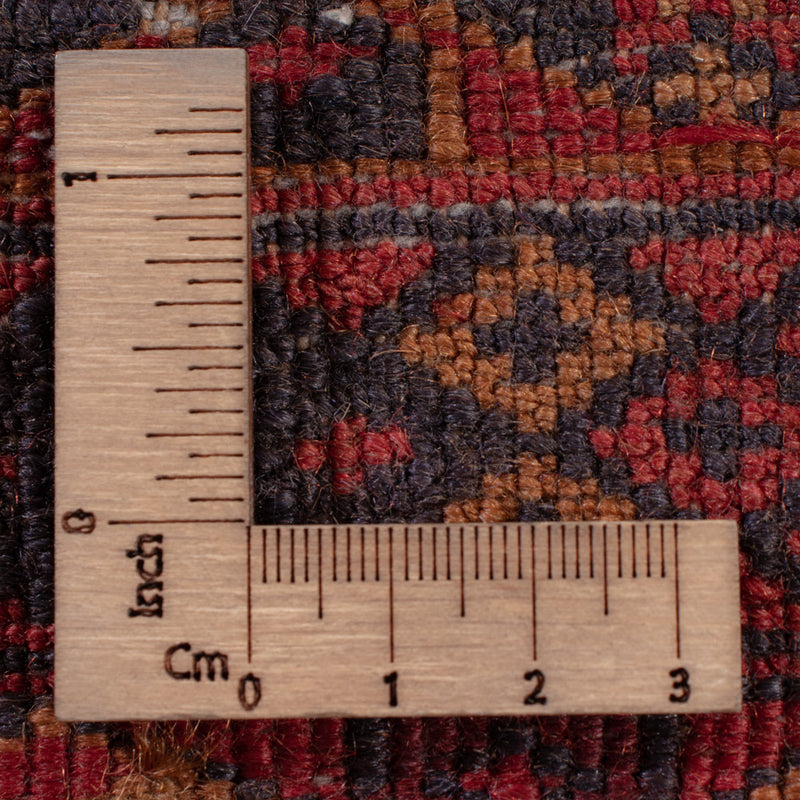 Kelim Afghan Teppich 163x203cm - dunkelrot