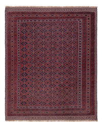 Kelim Afghan Teppich 159x195cm - dunkelrot – product image