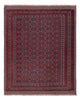 Kelim Afghan Teppich 159x195cm - dunkelrot