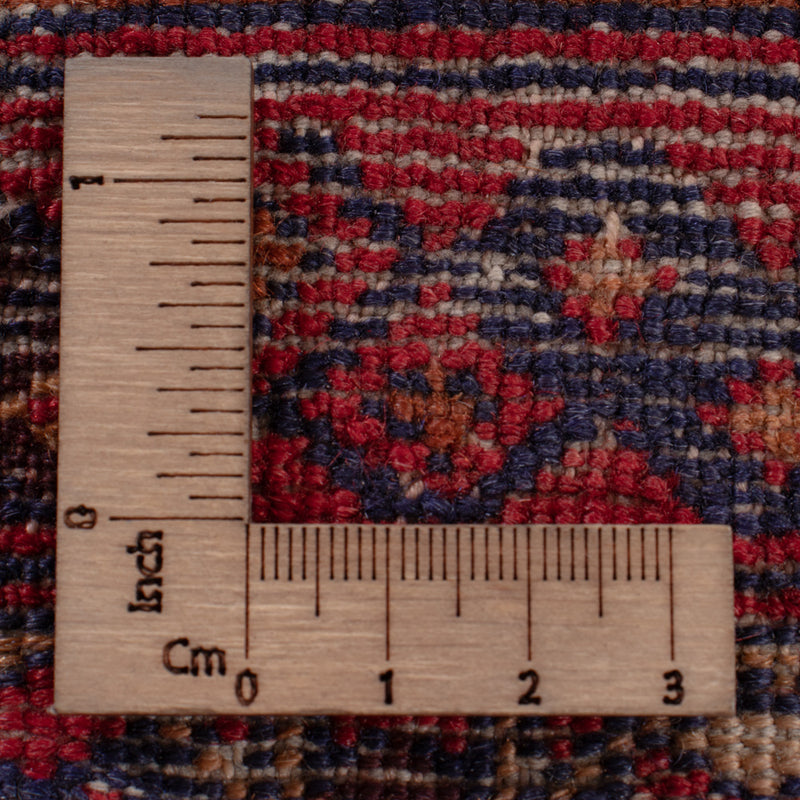 Kelim Afghan Teppich 159x195cm - dunkelrot