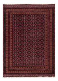 Kelim Afghan Teppich 150x213cm - dunkelrot – product image