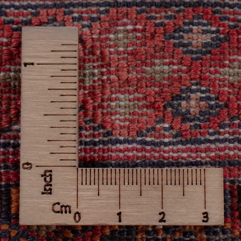 Kelim Afghan Teppich 150x213cm - dunkelrot