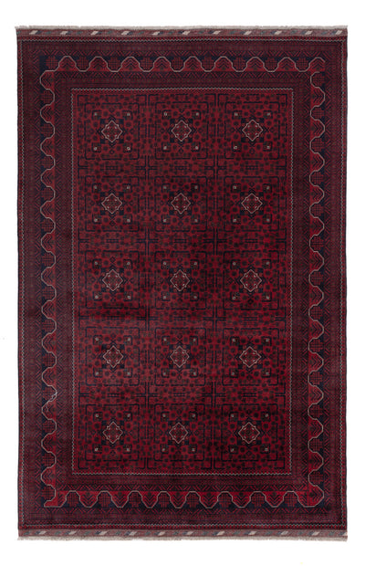 Khal Mohammadi Teppich 201x298cm - Orientteppich - dunkelrot