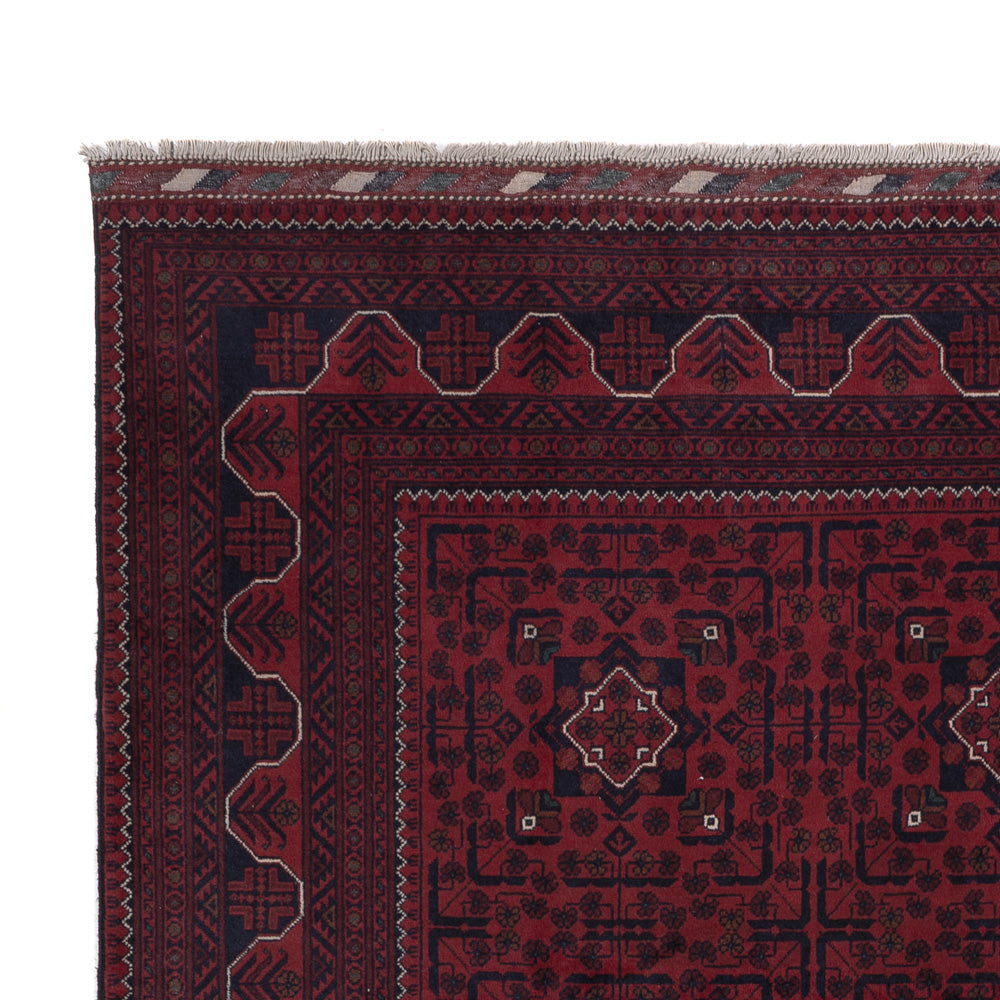 Khal Mohammadi Teppich 201x298cm - Orientteppich - dunkelrot