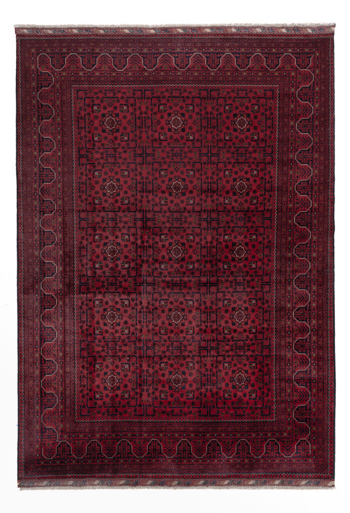 Khal Mohammadi Teppich 207x296cm - Orientteppich - dunkelrot