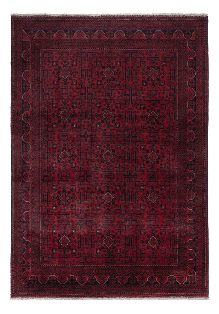 Khal Mohammadi Teppich 201x295cm - Orientteppich - dunkelrot