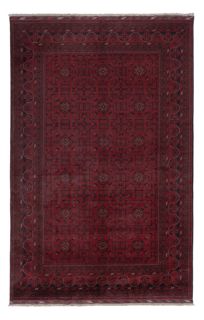 Khal Mohammadi Teppich 196x306cm - Orientteppich - dunkelrot