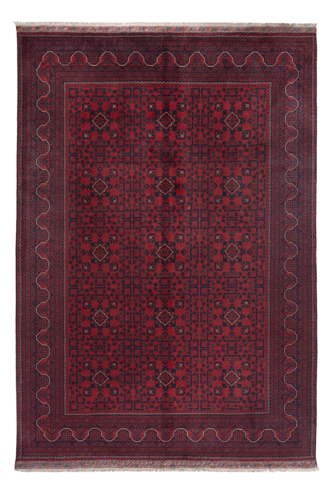 Khal Mohammadi Teppich 202x300cm - Orientteppich - dunkelrot