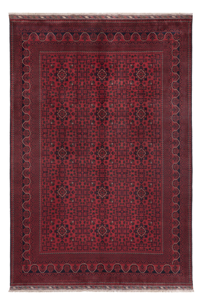 Khal Mohammadi Teppich 198x295cm - Orientteppich - dunkelrot