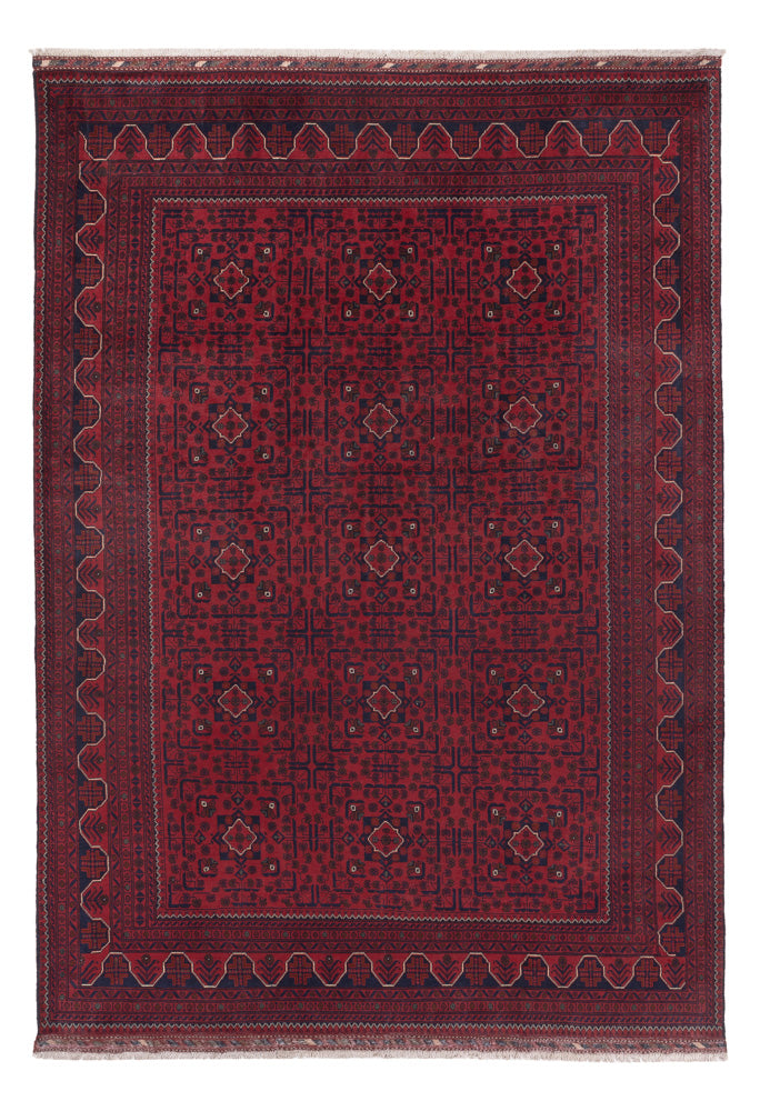 Khal Mohammadi Teppich 204x288cm - Orientteppich - dunkelrot