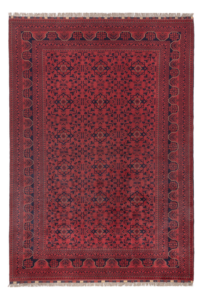 Khal Mohammadi Teppich 198x288cm - Orientteppich - dunkelrot