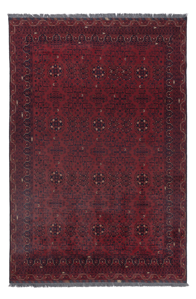 Khal Mohammadi Teppich 194x287cm - Orientteppich - dunkelrot