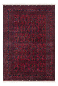 Afghan Teppich 202x286cm - Orientteppich - dunkelrot – product image