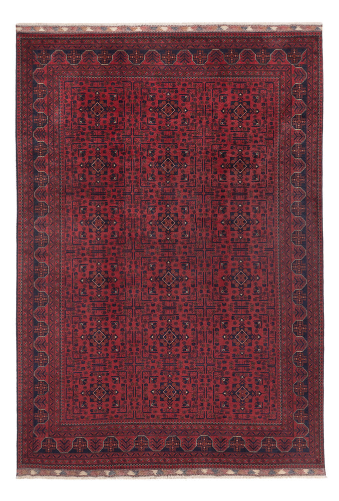 Khal Mohammadi Teppich 195x290cm - Orientteppich - dunkelrot