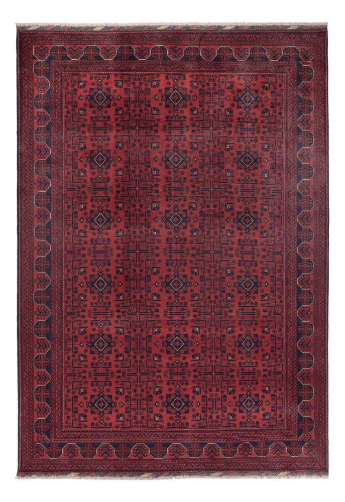Khal Mohammadi Teppich 197x288cm - Orientteppich - dunkelrot
