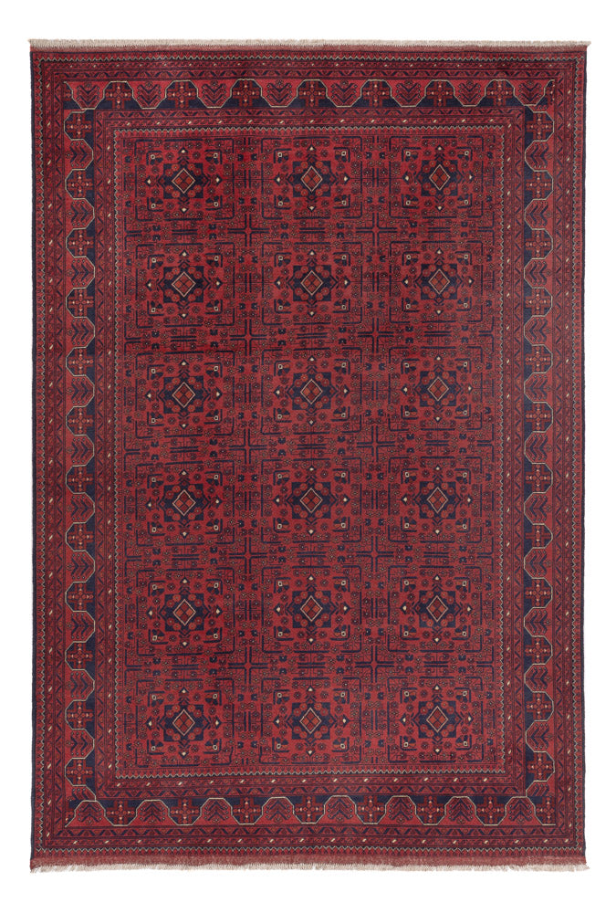 Khal Mohammadi Teppich 196x290cm - Orientteppich - dunkelrot
