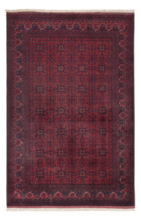 Afghan Teppich 199x299cm - Orientteppich - dunkelrot – product image