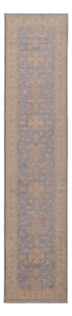 Ziegler Teppich 60x297cm - Orientteppich - hellblau