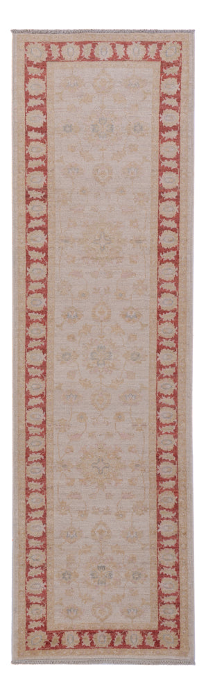 Ziegler Teppich 68x243cm - Orientteppich - hellbeige