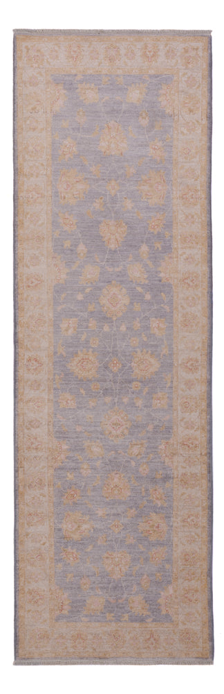 Ziegler Teppich 81x258cm - Orientteppich - hellblau