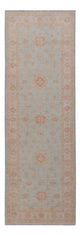 Ziegler Teppich 83x255cm - Orientteppich - hellblau