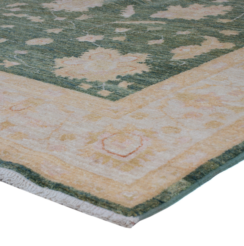 Ziegler Teppich 169x232cm - Orientteppich - grün