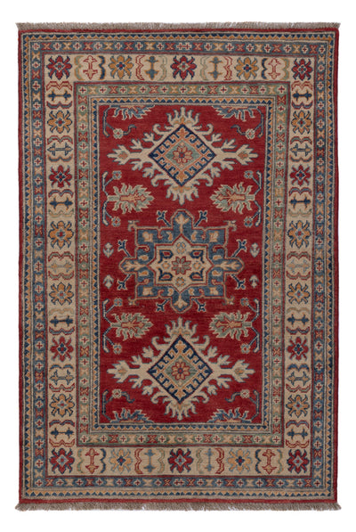 Kazak Teppich 101x149cm - Orientteppich - rot