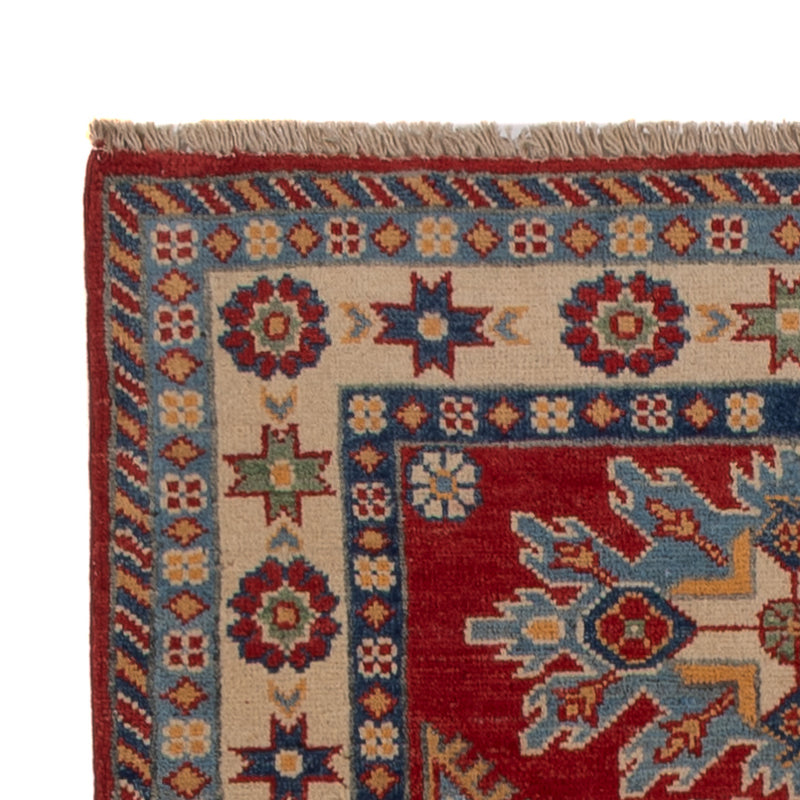 Kazak Teppich 83x303cm - Orientteppich - dunkelrot