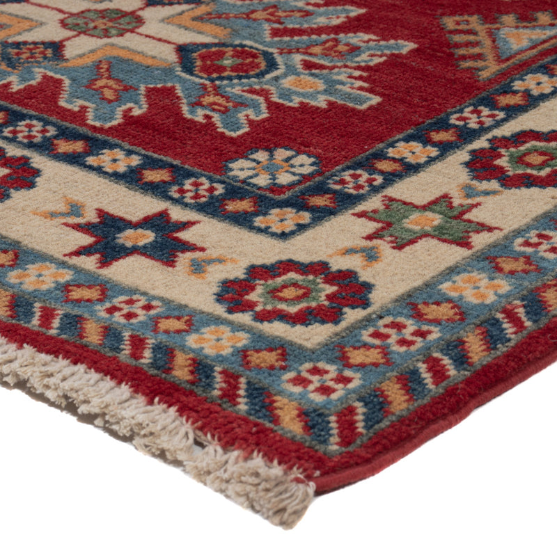 Kazak Teppich 83x303cm - Orientteppich - dunkelrot