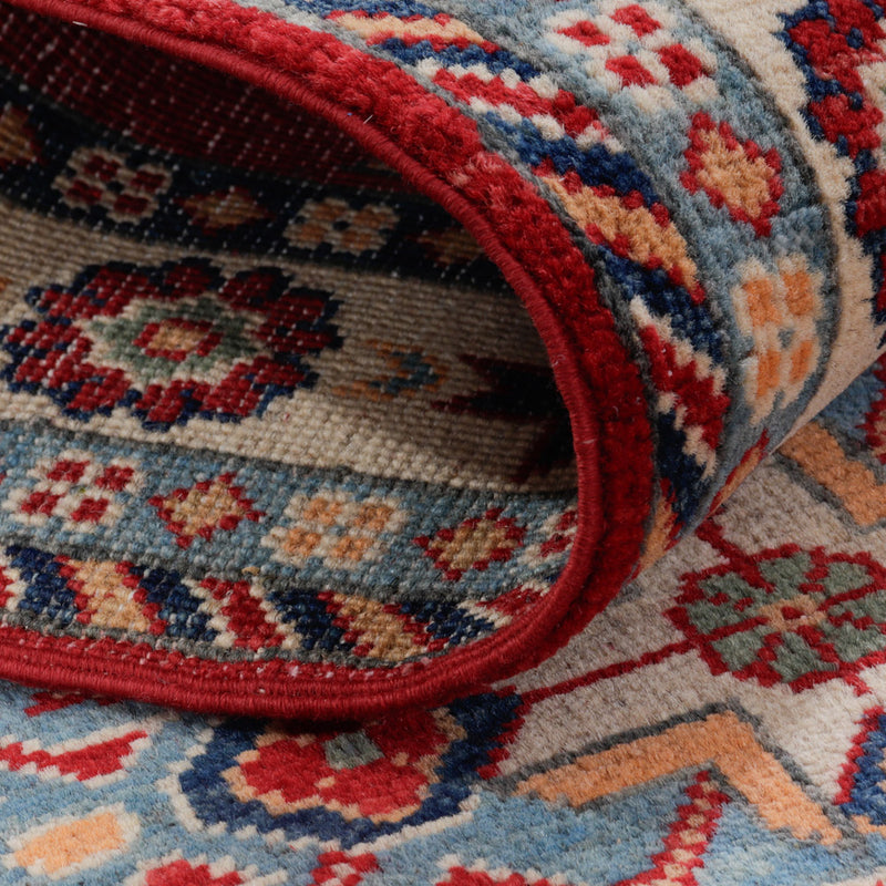 Kazak Teppich 83x303cm - Orientteppich - dunkelrot