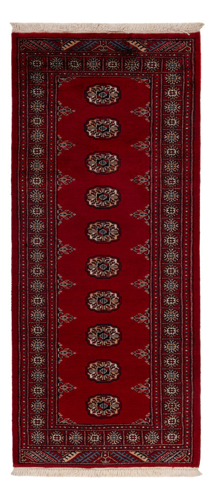 Pakistan Teppich 83x195cm - Orientteppich - rot