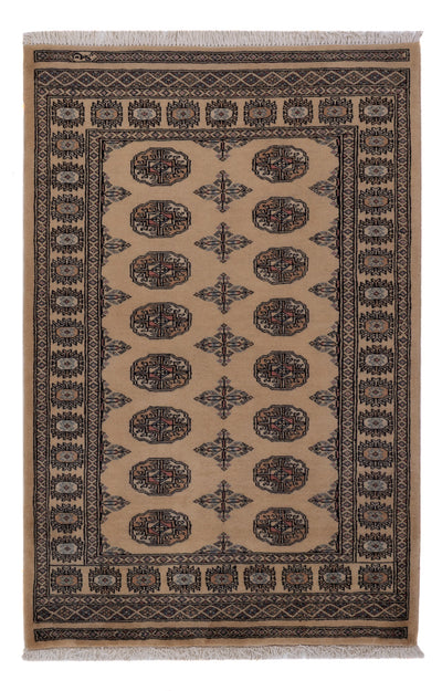 Pakistan Teppich 97x152cm - Orientteppich - beige