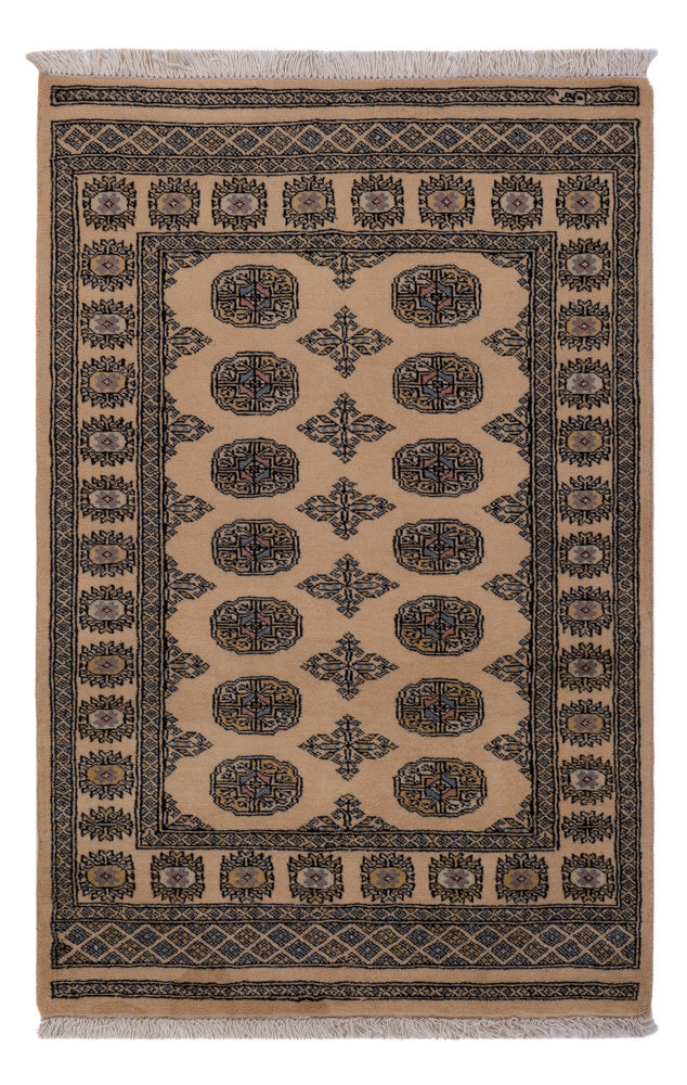 Pakistan Teppich 95x148cm - Orientteppich - rot