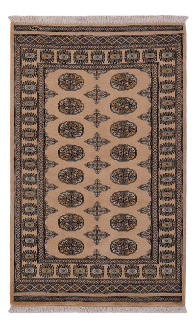 Pakistan Teppich 96x162cm - Orientteppich - beige