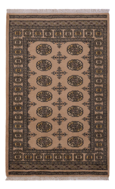 Pakistan Teppich 97x151cm - Orientteppich - beige