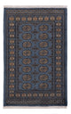 Pakistan Teppich 94x151cm - Orientteppich - blau