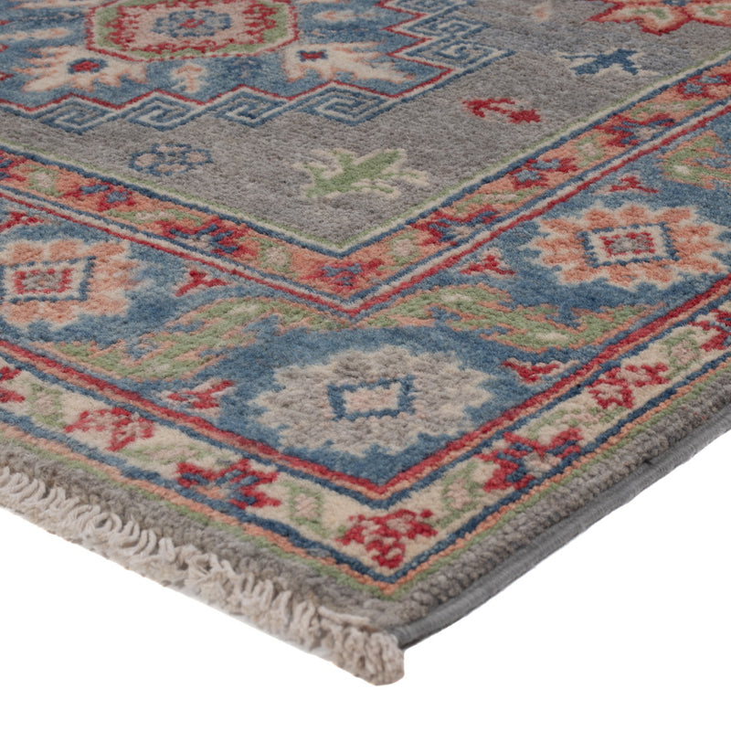 Kazak Teppich 79x123cm - Orientteppich - blau