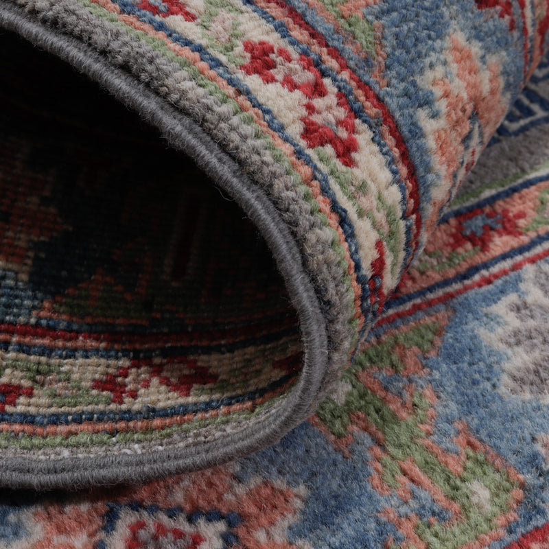Kazak Teppich 79x123cm - Orientteppich - blau