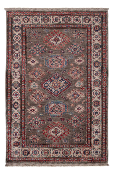 Kazak Teppich 82x117cm - Orientteppich - dunkelbeige