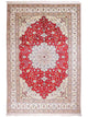 China Seide Teppich 182x276cm - Orientteppich - rot