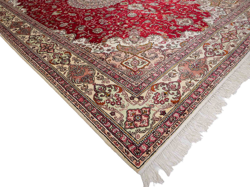 China Seide Teppich 183x278cm - Orientteppich - rot