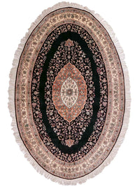 China Seide Teppich 153x238cm - Orientteppich - anthrazit – product image