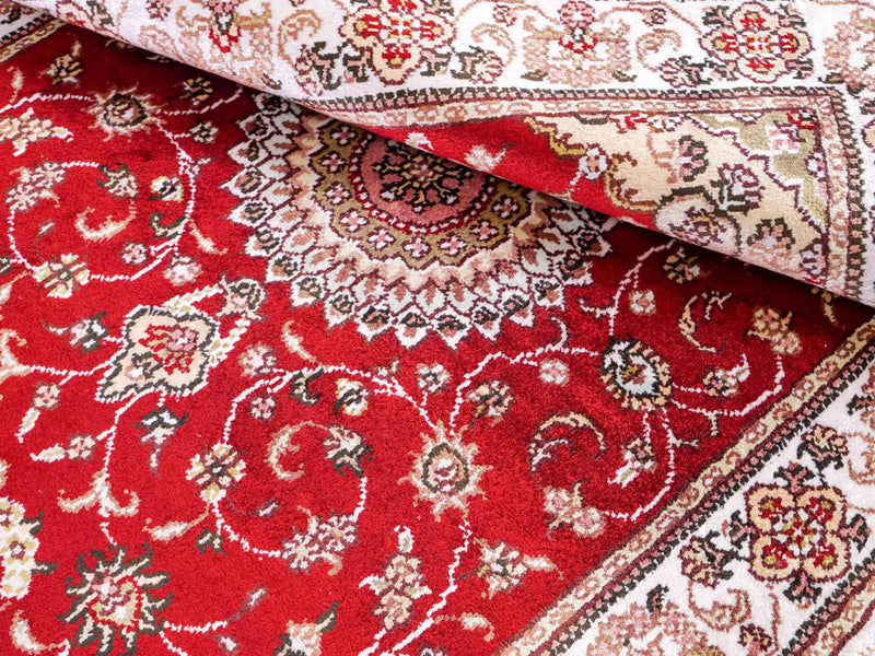 China Seide Teppich 77x117cm - Orientteppich - rot